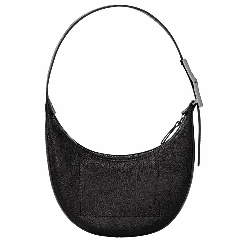 Bolsa Hobo Longchamp Le Roseau Essential S Feminino Pretas Brasil | 10217968001
