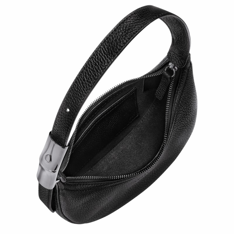 Bolsa Hobo Longchamp Le Roseau Essential S Feminino Pretas Brasil | 10217968001