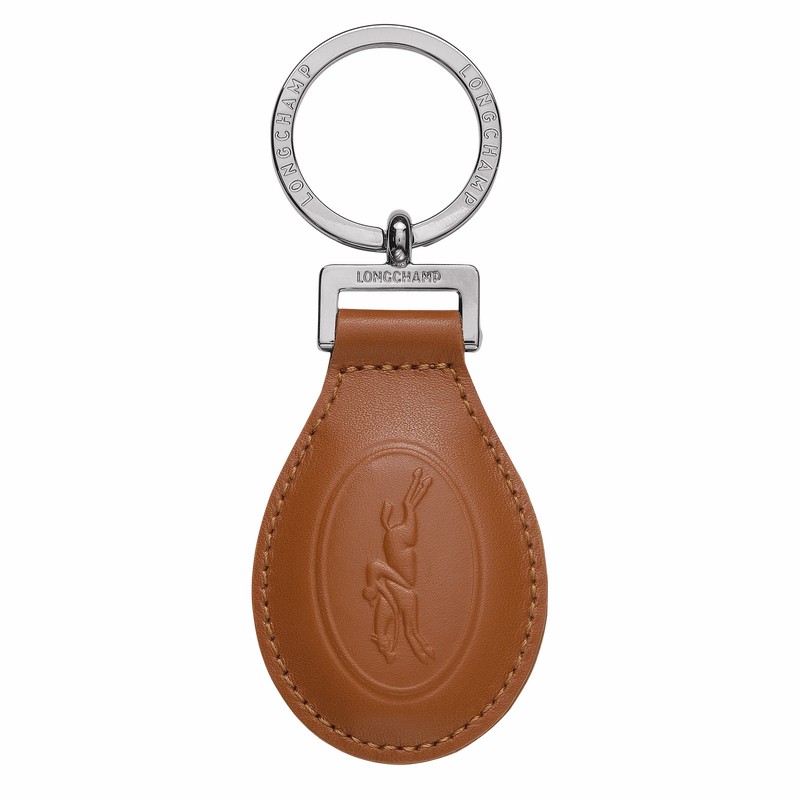 Porta-chaves Longchamp Le FOULONNÉ Masculino Caramel Brasil | L6926078F72-