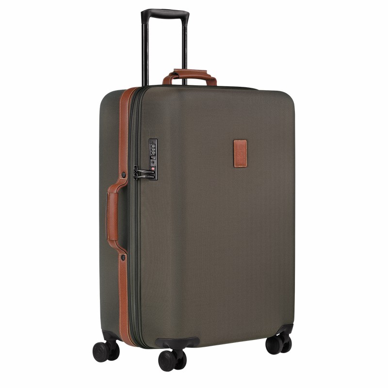 Malas De Viagem Longchamp Boxford L Feminino Marrom Brasil | 24018080042