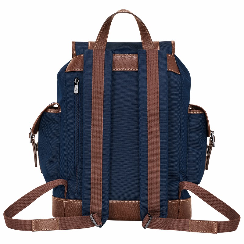 Mochilas Longchamp Boxford Masculino Azuis Brasil | 20035080127