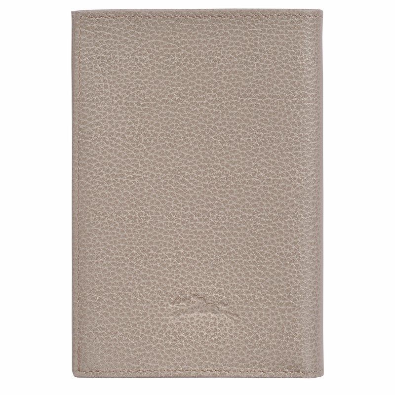 Portador De Passaporte Longchamp Le FOULONNÉ Masculino Cinzentas Brasil | L3416021P55-