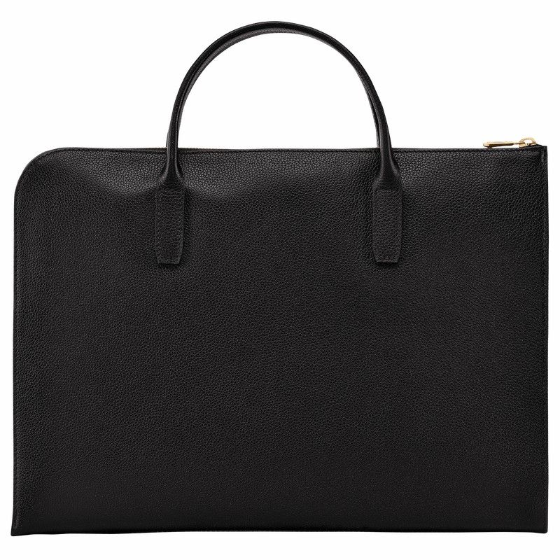 Pasta Longchamp Le FOULONNÉ S Feminino Pretas Brasil | L2115021001