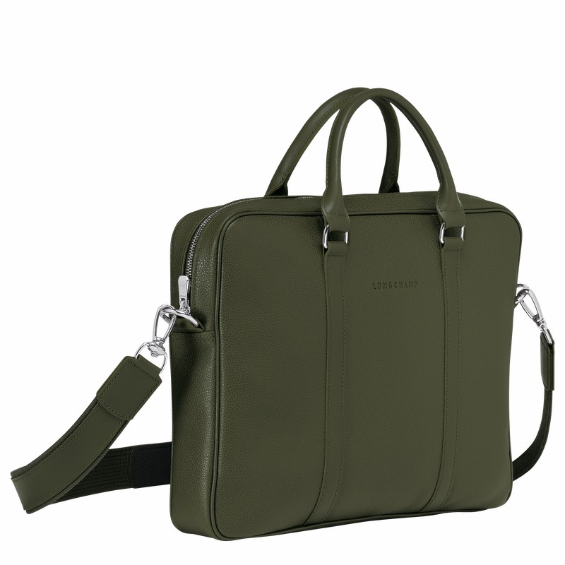 Pasta Longchamp Le FOULONNÉ XS Masculino Caqui Brasil | L2121021A23-