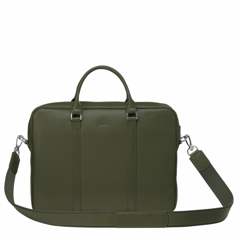 Pasta Longchamp Le FOULONNÉ XS Masculino Caqui Brasil | L2121021A23-