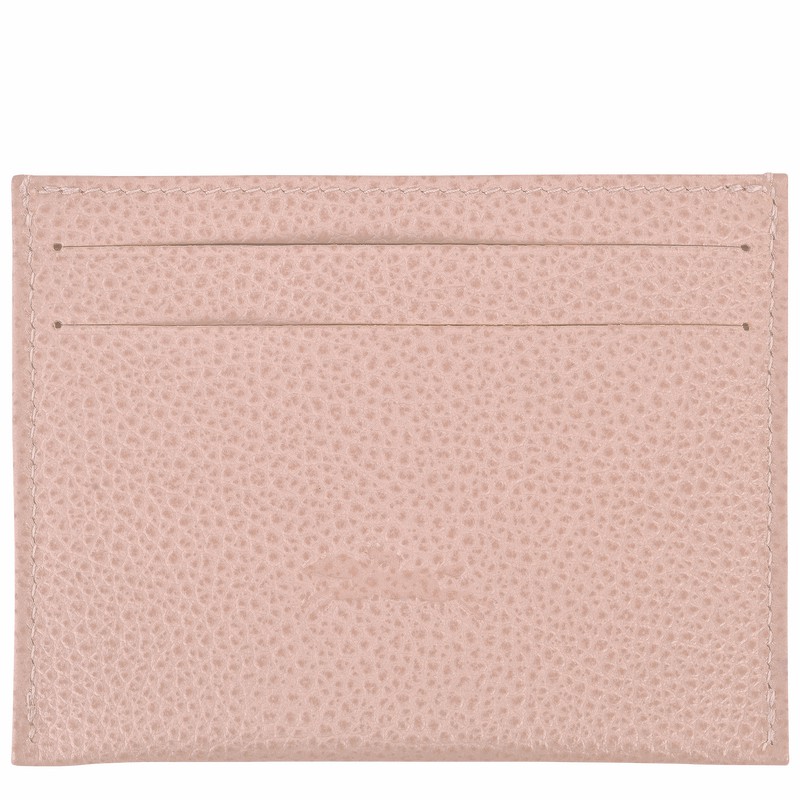 Porta Cartão Longchamp Le FOULONNÉ Feminino Bege Brasil | L3218021542