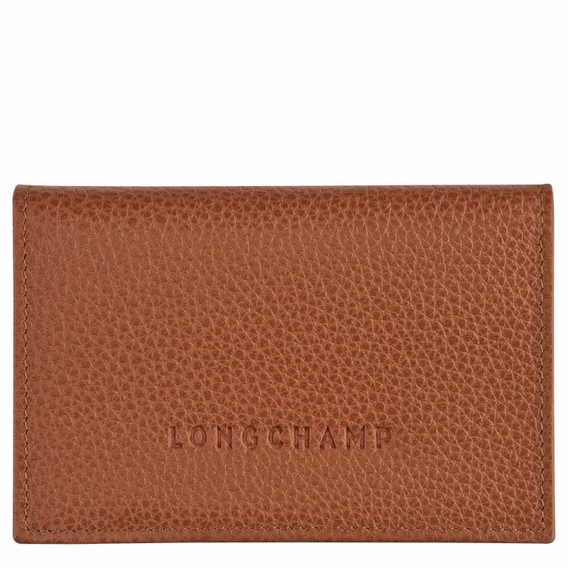 Porta Cartão Longchamp Le FOULONNÉ Feminino Caramel Brasil | L3243021121