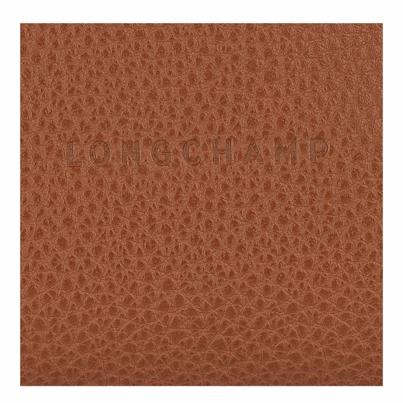 Porta Moedas Longchamp Le FOULONNÉ Feminino Caramel Brasil | L3686021121