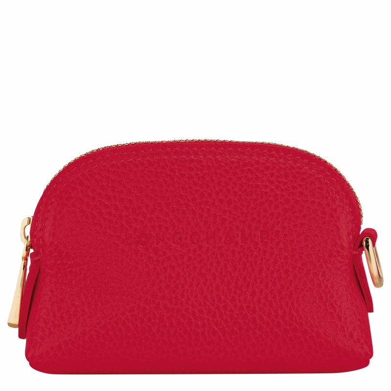 Porta Moedas Longchamp Le FOULONNÉ Feminino Vermelhas Brasil | L3686021C39